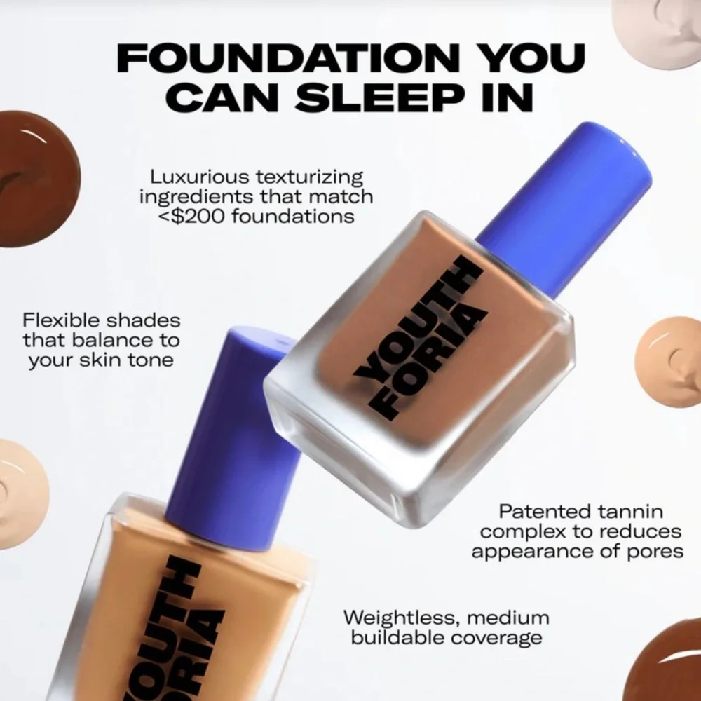 YOUTHFORIA DATE NIGHT SKIN FOUNDATION SHADE 110